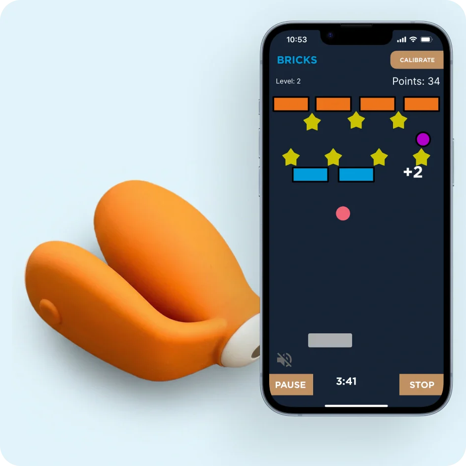 kGoal IntimFlex with companion app Bricks workout