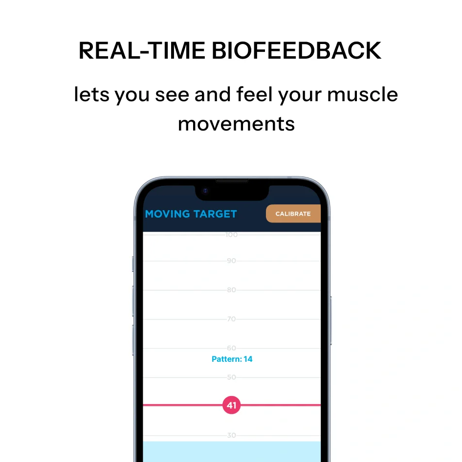 Real-time biofeedback on the kGoal app